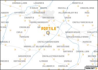 map of Portile