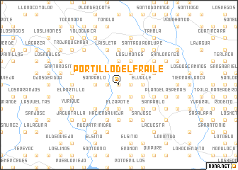 map of Portillo del Fraile