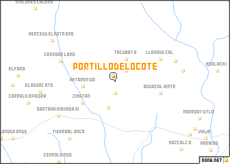 map of Portillo del Ocote