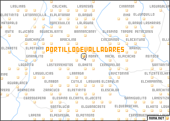 map of Portillo de Valladares