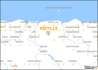 map of Portillo