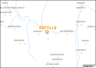 map of Portillo