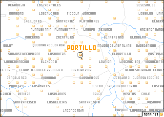 map of Portillo