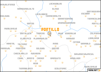 map of Portillo