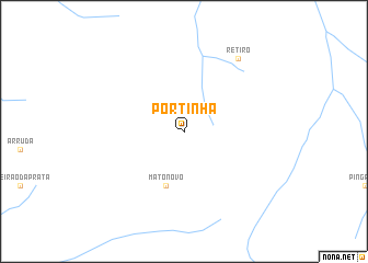 map of Portinha