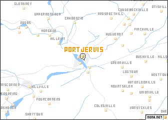 map of Port Jervis