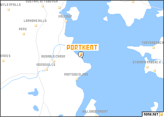 map of Port Kent