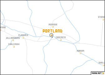 map of Portland