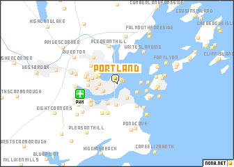 map of Portland