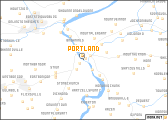 map of Portland