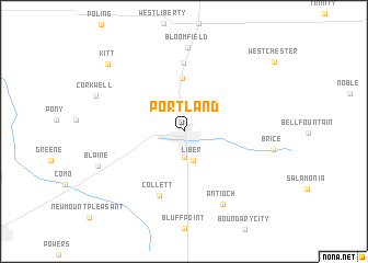 map of Portland