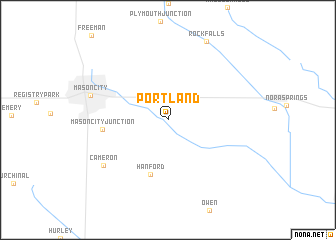 map of Portland