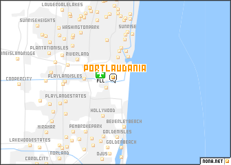 map of Port Laudania