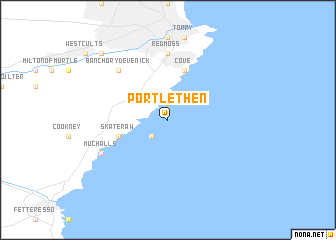 map of Portlethen
