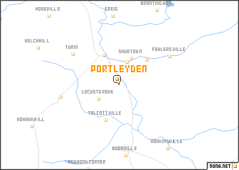 map of Port Leyden