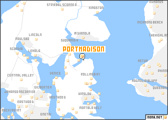 map of Port Madison