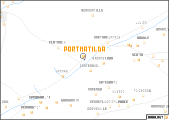 map of Port Matilda