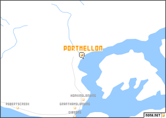 map of Port Mellon