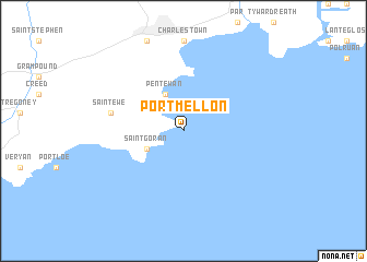 map of Portmellon