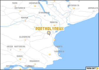 map of Port Molyneux
