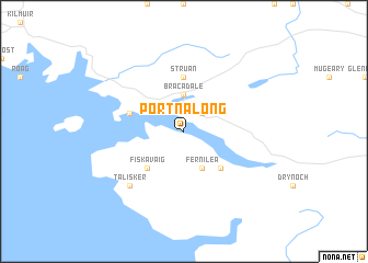 map of Port na Long