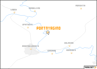 map of Portnyagino