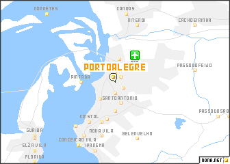 map of Porto Alegre