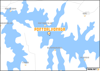 map of Pôrto Alvorada