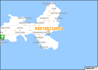 map of Porto Azzurro