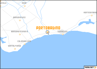 map of Porto Badino