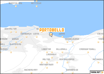 map of Portobello