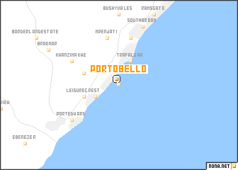 map of Portobello