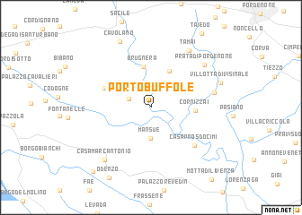 map of Portobuffolè