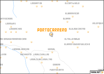 map of Porto-Carrero