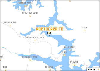 map of Pôrto Carrito