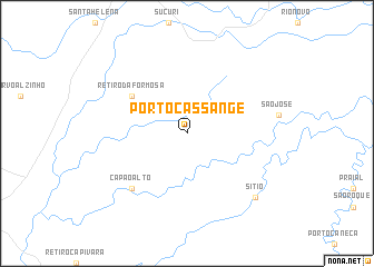map of Pôrto Cassange