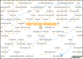 map of Porto Castanheiro