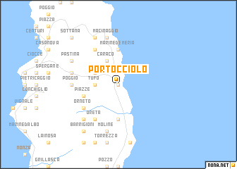 map of Portocciolo