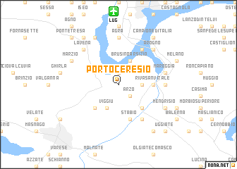 map of Porto Ceresio