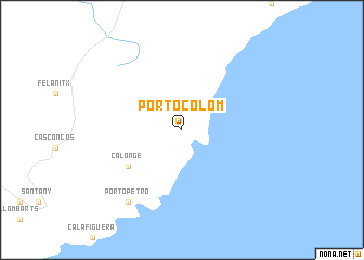 map of Porto Colom