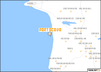 map of Porto Covo