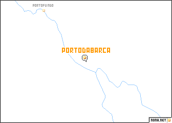 map of Pôrto da Barca