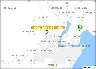 map of Pôrto de Cariacica