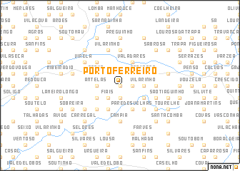 map of Porto Ferreiro