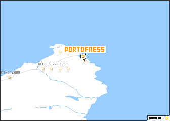 map of Port of Ness