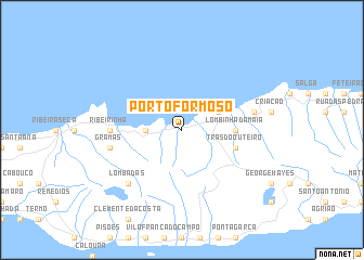 map of Porto Formoso