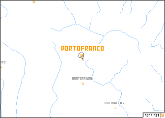 map of Pôrto Franco