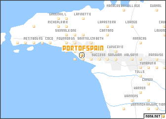 map of Port-of-Spain