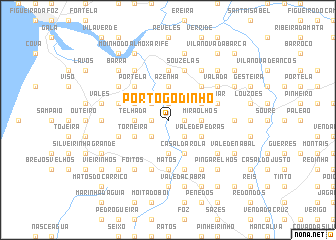 map of Porto Godinho