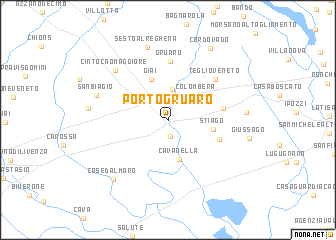 map of Portogruaro